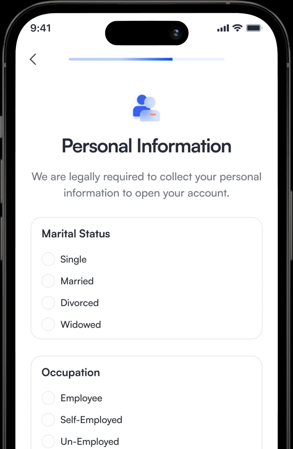 Provide Personal Information