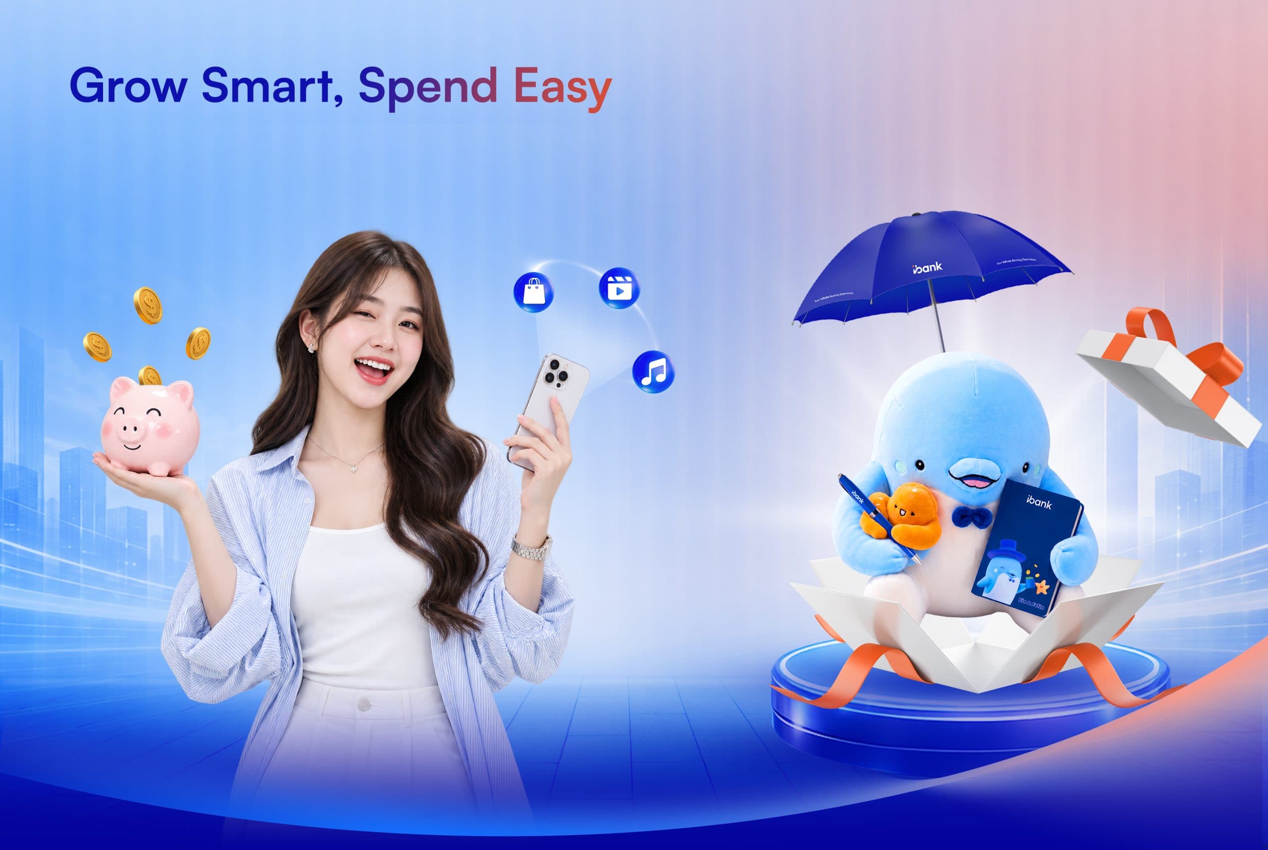Grow Smart, Spend Easy with iBank